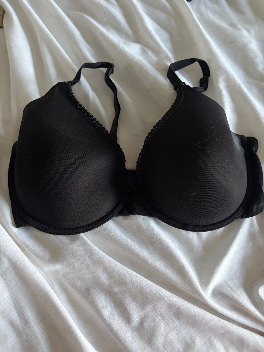 Black On Gossamer Nursing Bra - - 34DD